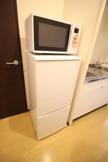 【設備】 | クレイノウイングス瓜破 | 冷蔵庫・電子レンジ