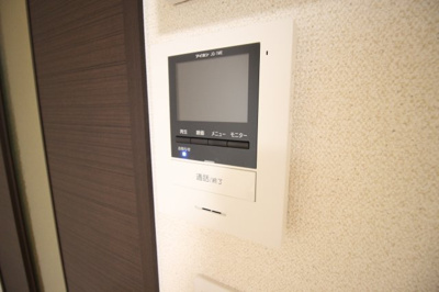 【セキュリティ】 | クレイノウイングス瓜破 | モニター付インターホン