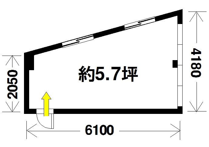 大島店舗（六条西）の間取り