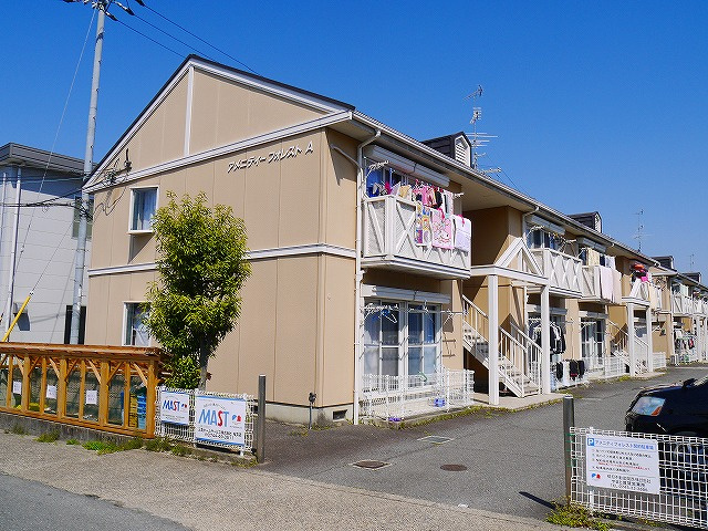 アメニティフォレストＡの外観|外観は落ち着いています