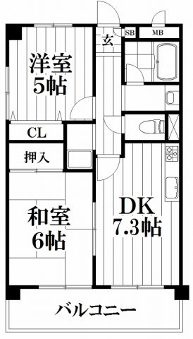 【間取り】 | リビングアメニティK＆T