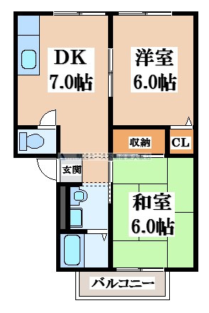 【間取り】 | サンビレッジ・ラポール