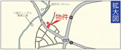 【地図】 | 浦添市仲間　第1　2号棟