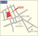 【地図】 | 豊見城市座安　第１　4号棟