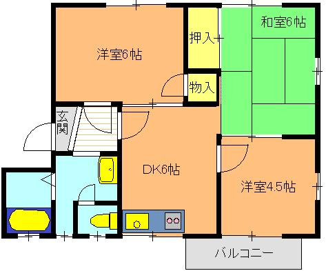 イワサキハイツの間取り