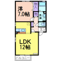【間取り】 | 反転タイプのお部屋です