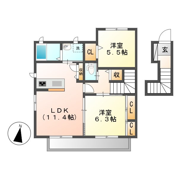メイフラワーCの間取り