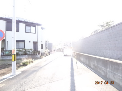 【前面道路含む現地写真】 | さいたま市北区別所町　新築分譲住宅全2棟