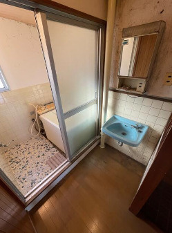 高木マンションの洗面所