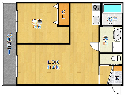 ALEGRIA諏訪ノ森の間取り
