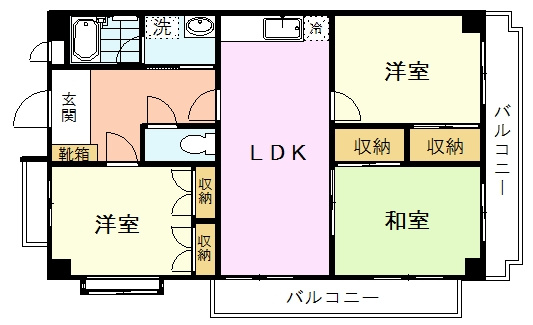 【間取り】 | グランフォルム国立