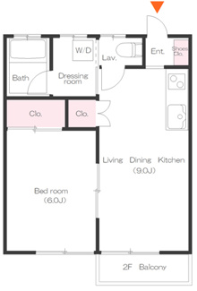 【間取り】 | タウンハイツ久屋原Ｂ
