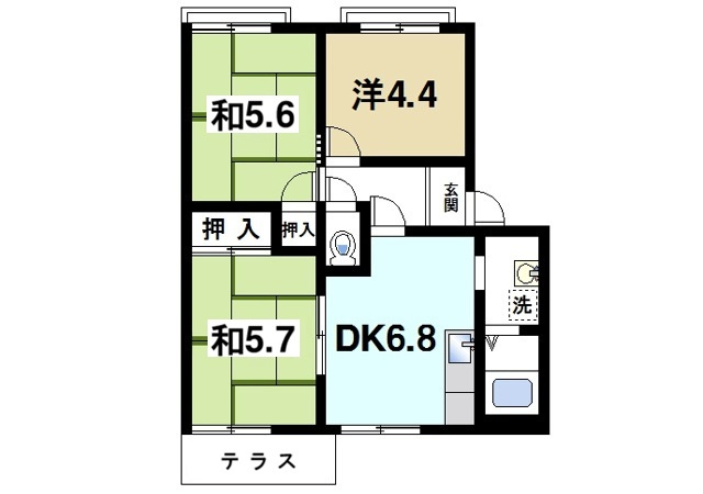ラポール　Ａ　Ｂの間取り|ファミリーさんにおススメの間取りです。