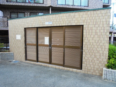 【その他共用部分】 | シャトレ上山手 | 敷地内ゴミ置き場★