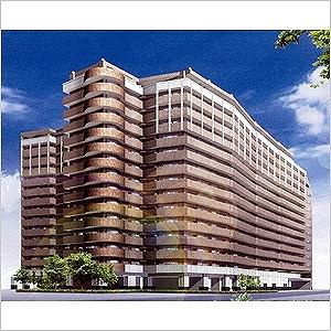 カスタリア阿倍野の外観パース