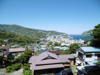 【展望】 | 熱海市梅花町　　リビングからの眺望　夏には熱海海上花火大会を望めます。