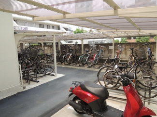 【その他共用部分】 | 自転車、バイク置場