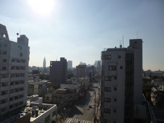 【展望】 | 8階建ての最上階からの眺め