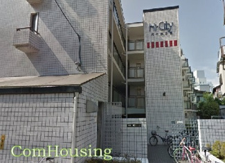 【外観】 | 白いタイル貼りの綺麗なマンションです