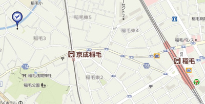 【地図】 | 稲毛芙蓉ハイツ