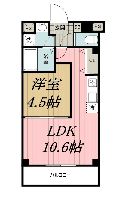re-l'or新千葉(レオール新千葉)の間取り