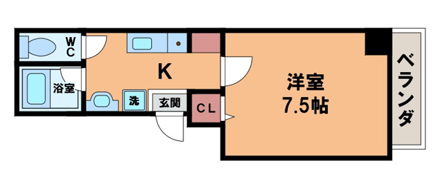 【間取り】 | ドミール北河堀