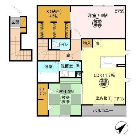 京Ⅲの間取り