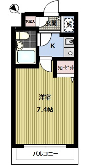 【間取り】 | ライオンズプラザ上野毛
