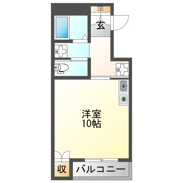 プルス新北野の間取り