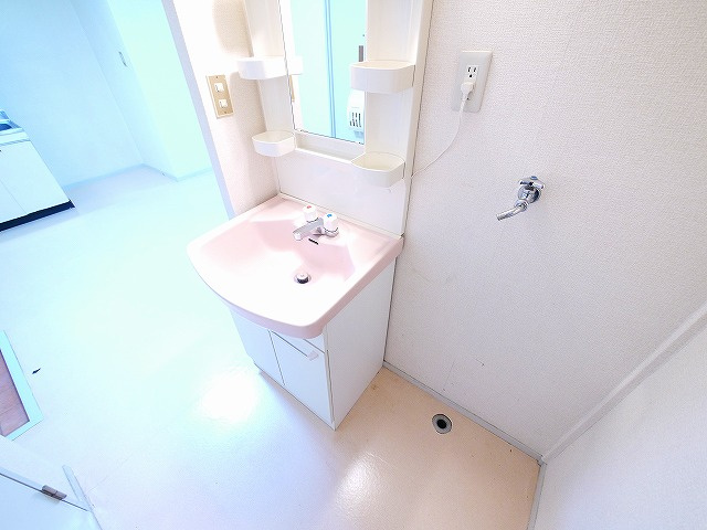 パナハイツ大宮の洗面所|コンパクトで使いやすい洗面所