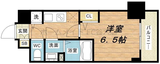 【間取り】 | プレサンス天満橋チェロ