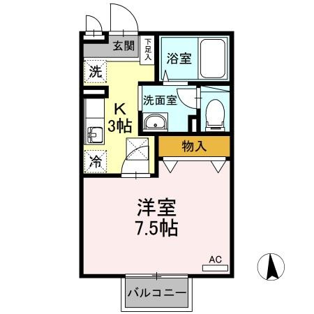 サンテラスＰｉｘｙの間取り