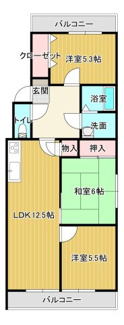 【間取り】 | ヴィラージュ松下