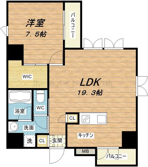 【間取り】 | クレグラン天満
