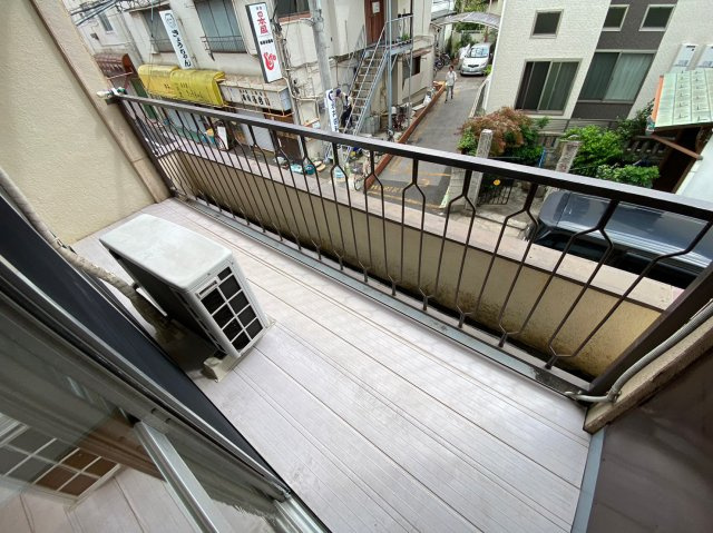 喜楽荘のバルコニー