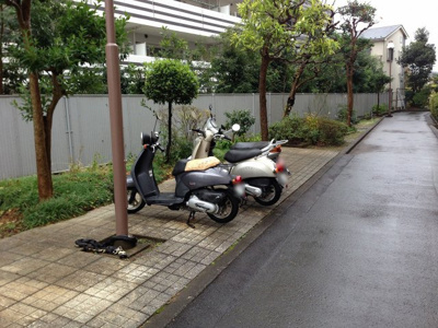 【その他共用部分】 | 長尾住宅２号棟 | バイク置場