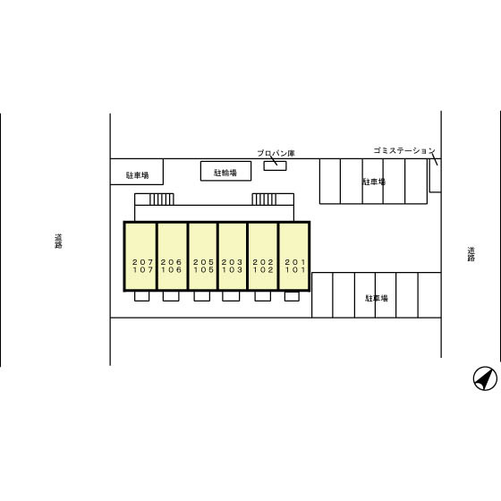 ESTRONDEの区画図