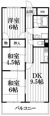 【間取り】 | オリエントレジデンス新庄