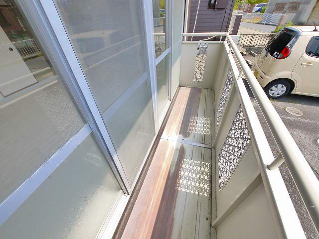 レジデンスボナール　Ⅱのバルコニー|開放的で明るい空間を演出してくれるバルコニーです