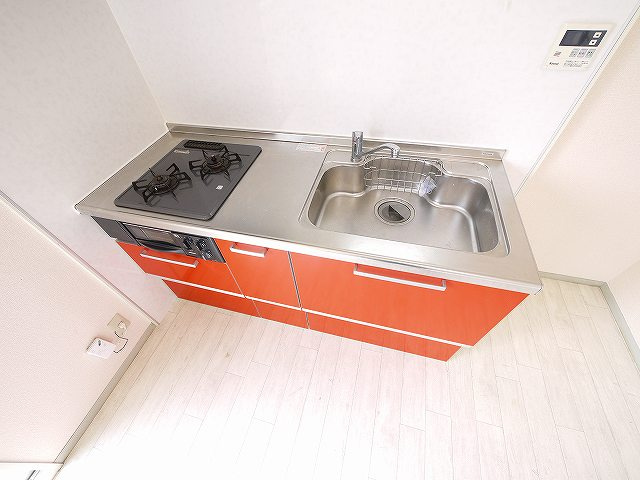 レジデンスボナール　Ⅱのキッチン|お料理しやすいキッチンです