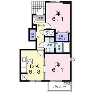 【間取り】 | サンライズⅠ