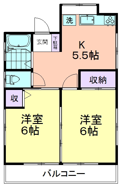 エムケイパレスの間取り