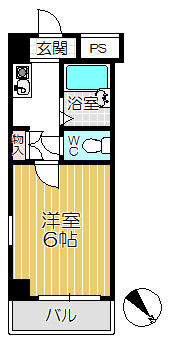 【間取り】 | ＫＭ立花(ケイエム立花)