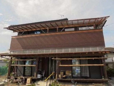 【外観】 | 大津市真野二丁目、築浅の中古戸建 | 建物外観、築4年のメーターモジュールの家です