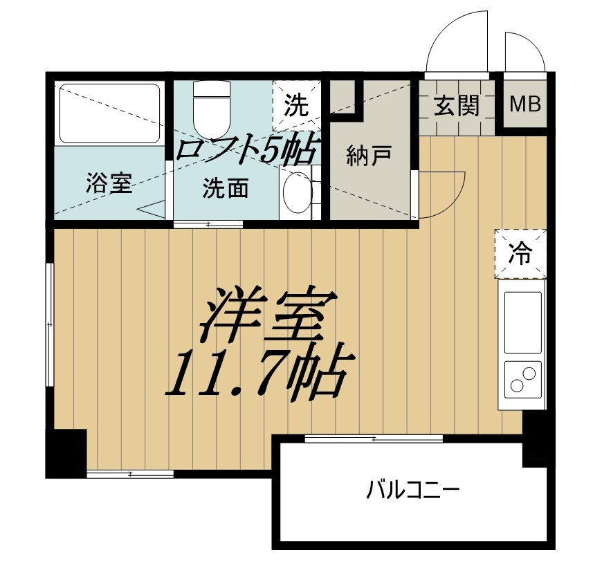 リエス千葉新宿の間取り