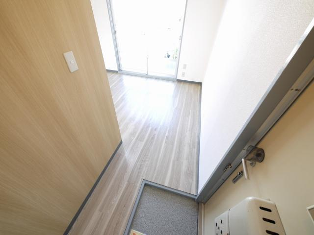 コーポ宝来Ⅱ（宝来）の玄関|シンプルで使いやすい玄関です