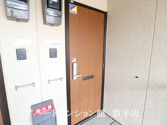 アムールゆめみ野Cの玄関