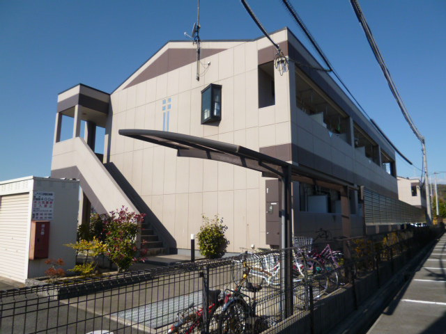 倉敷市生坂のアパートの外観