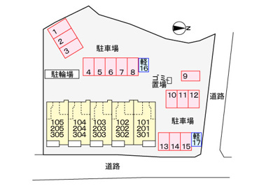 【区画図】 | メルシーガーデン坂本