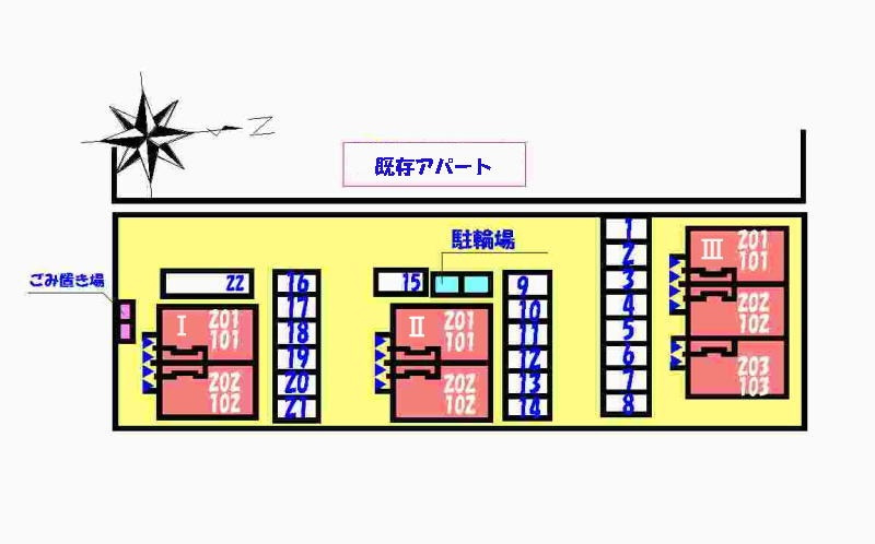 イストワールⅢの区画図